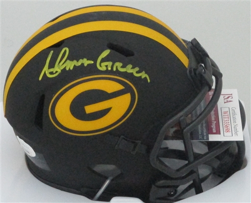 AHMAN GREEN SIGNED RIDDELL PACKERS ECLIPSE SPEED MINI HELMET - JSA