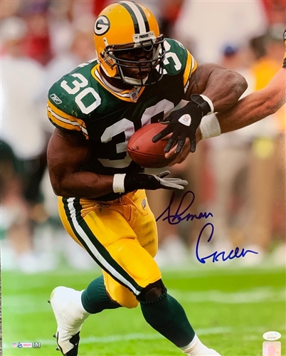 AHMAN GREEN SIGNED PACKERS 16X20 PHOTO #1 - JSA
