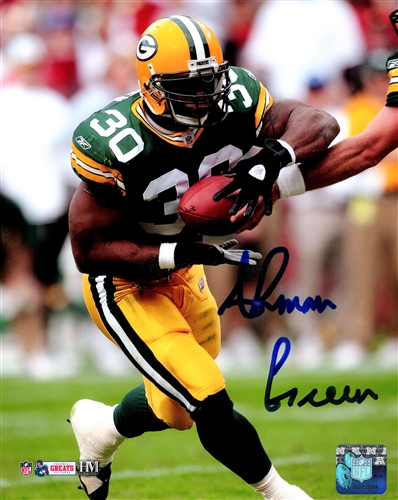 AHMAN GREEN SIGNED PACKERS 8X10 PHOTO #1