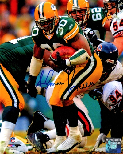 AHMAN GREEN SIGNED PACKERS 8X10 PHOTO #4