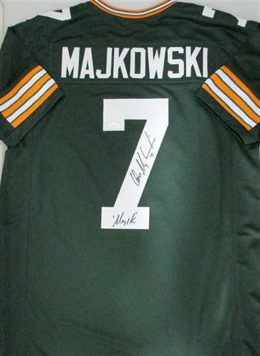 DON MAJKOWSKI SIGNED CUSTOM REPLICA PACKERS GREEN JERSEY W/ "MAJIK" - JSA DON MAJKOWSKI SIGNED CUSTOM REPLICA PACKERS GREEN JERSEY W/ "MAJIK" - JSA
