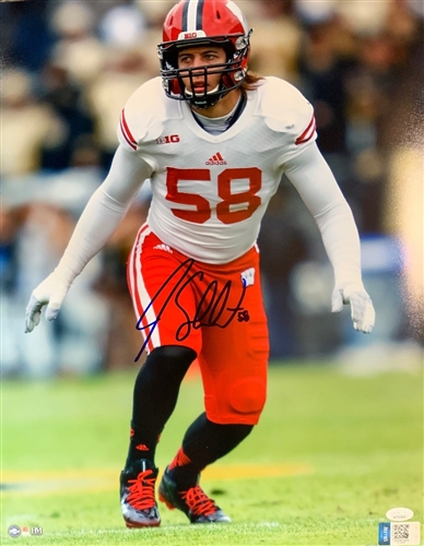 JOE SCHOBERT SIGNED WI BADGERS 16X20 PHOTO #4 - JSA