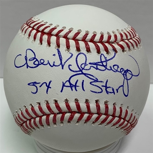 BENITO SANTIAGO SIGNED OFFICIAL MLB BASEBALL W/ 5 X ALL STAR - PADRES - JSA BENITO SANTIAGO SIGNED OFFICIAL MLB BASEBALL W/ 5 X ALL STAR - PADRES - JSA