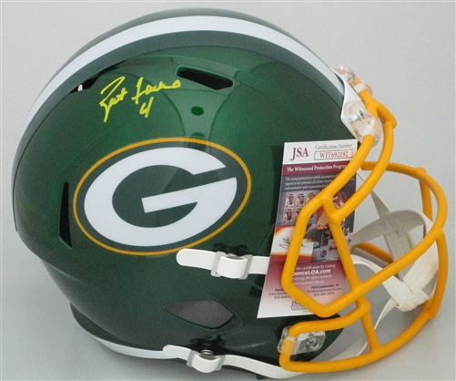 BRETT FAVRE SIGNED FULL SIZE PACKERS FLASH REPLICA SPEED HELMET - JSA