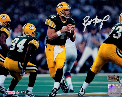 BRETT FAVRE SIGNED PACKERS 8X10 PHOTO #2