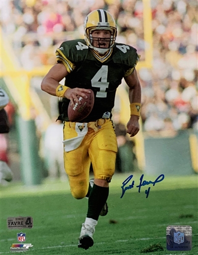 BRETT FAVRE SIGNED PACKERS 8X10 PHOTO #7