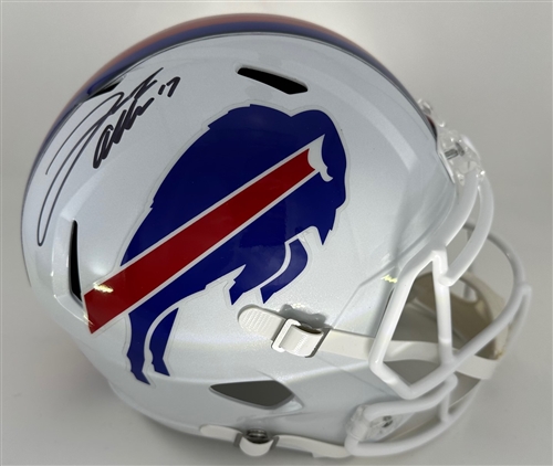 JOSH ALLEN SIGNED FULL SIZE BUFFALO BILLS REPLICA SPEED HELMET - FAN