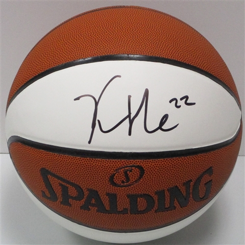 KHRIS MIDDLETON SIGNED FULL SIZE SPALDING WHITE PANEL BASKETBALL - JSA