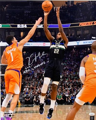 KHRIS MIDDLETON SIGNED 16x20 BUCKS PHOTO #4 W/ SCRIPT - JSA