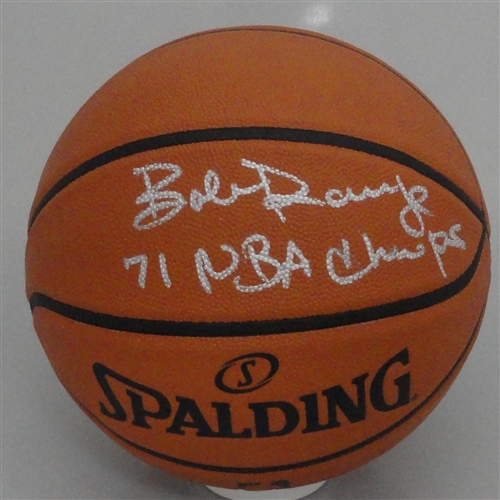 BOBBY DANDRIDGE SIGNED REPLICA SPALDING BASKETBALL W/ 71 CHAMPS - BUCKS - JSA BOBBY DANDRIDGE SIGNED REPLICA SPALDING BASKETBALL W/ 71 CHAMPS - BUCKS - JSA