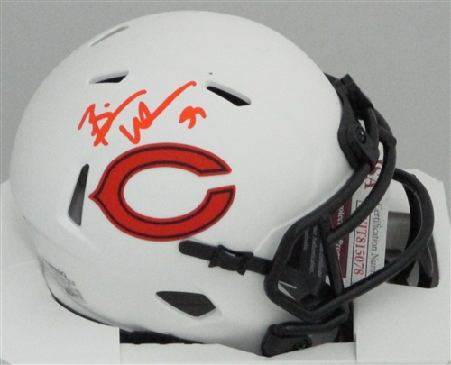 BRIAN URLACHER SIGNED BEARS LUNAR MINI HELMET - JSA