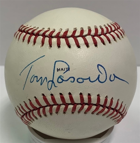 TOMMY LASORDA (D) SIGNED OFFICIAL 1989 ALL STAR LOGO BASEBALL - DODGERS - JSA TOMMY LASORDA (D) SIGNED OFFICIAL 1989 ALL STAR LOGO BASEBALL - DODGERS - JSA