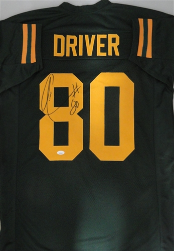 DONALD DRIVER SIGNED CUSTOM REPLICA PACKERS 1950'S THROWBACK JERSEY - JSA DONALD DRIVER SIGNED CUSTOM REPLICA PACKERS 1950'S THROWBACK JERSEY - JSA