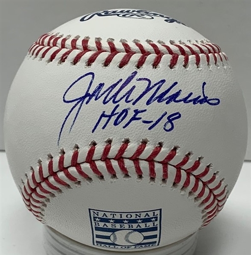 JACK MORRIS SIGNED OFFICIAL MLB HALL OF FAME LOGO BASEBALL W/ HOF - TWINS - JSA JACK MORRIS SIGNED OFFICIAL MLB HALL OF FAME LOGO BASEBALL W/ HOF - TWINS - JSA