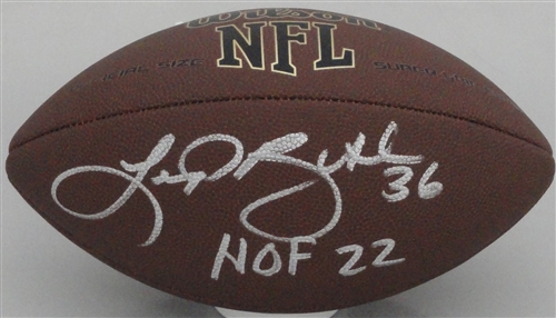 PACKERS LEROY BUTLER SIGNED REPLICA BROWN WILSON FOOTBALL W/ HOF - JSA