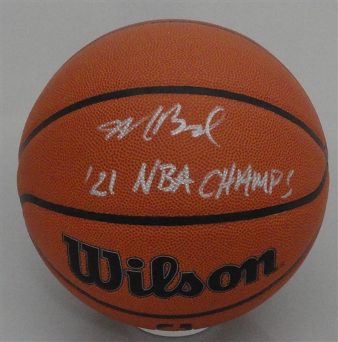 COACH MIKE BUDENHOLZER SIGNED FULL SIZE WILSON I/O REPLICA BASKETBALL W/ NBA CHAMPS - JSA COACH MIKE BUDENHOLZER SIGNED FULL SIZE WILSON I/O REPLICA BASKETBALL W/ NBA CHAMPS - JSA