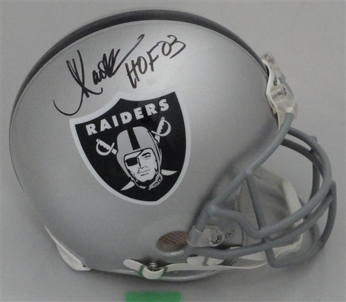 MARCUS ALLEN SIGNED FULL SIZE RAIDERS AUTHENTIC PRO LINE HELMET W/ HOF - BAS