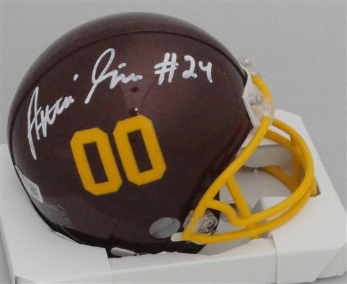 ANTONIO GIBSON SIGNED WASHINGTON COMMANDERS MINI HELMET - BAS