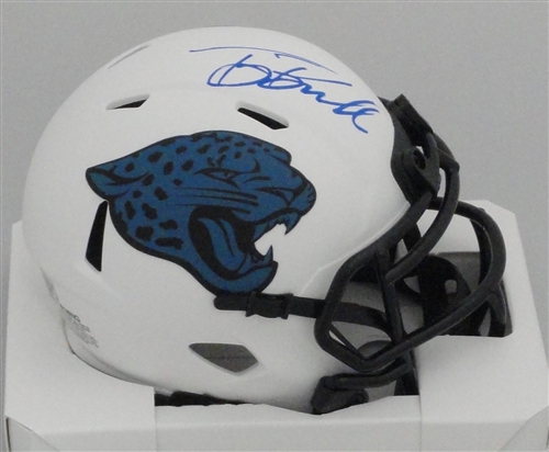TONY BOSELLI SIGNED JAGUARS LUNAR SPEED MINI HELMET - BAS