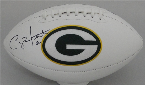 CLAY MATTHEWS SIGNED WILSON WHITE PANEL PACKERS LOGO FOOTBALL - JSA CLAY MATTHEWS SIGNED WILSON WHITE PANEL PACKERS LOGO FOOTBALL - JSA