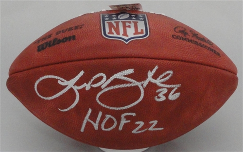 LEROY BUTLER SIGNED AUTHENTIC FOOTBALL W/ HOF '22 - PACKERS - JSA