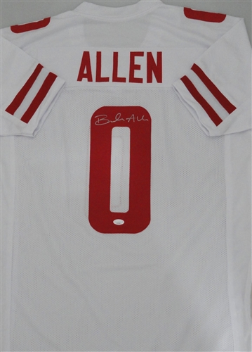 BRAELON ALLEN SIGNED CUSTOM REPLICA WI BADGERS WHITE JERSEY - JSA BRAELON ALLEN SIGNED CUSTOM REPLICA WI BADGERS WHITE JERSEY - JSA