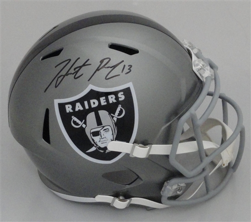 HUNTER RENFROW SIGNED FULL SIZE RAIDERS FLASH REPLICA SPEED HELMET - BAS HUNTER RENFROW SIGNED FULL SIZE RAIDERS FLASH REPLICA SPEED HELMET - BAS