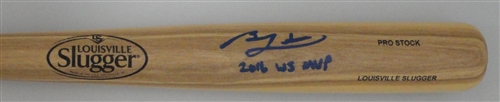 CUBS BEN ZOBRIST SIGNED LOUISVILLE SLUGGER REPLICA BLONDE BAT W/ WS MVP - JSA CUBS BEN ZOBRIST SIGNED LOUISVILLE SLUGGER REPLICA BLONDE BAT W/ WS MVP - JSA