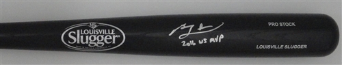 CUBS BEN ZOBRIST SIGNED LOUISVILLE SLUGGER REPLICA BLACK BAT W/ WS MVP - JSA CUBS BEN ZOBRIST SIGNED LOUISVILLE SLUGGER REPLICA BLACK BAT W/ WS MVP - JSA