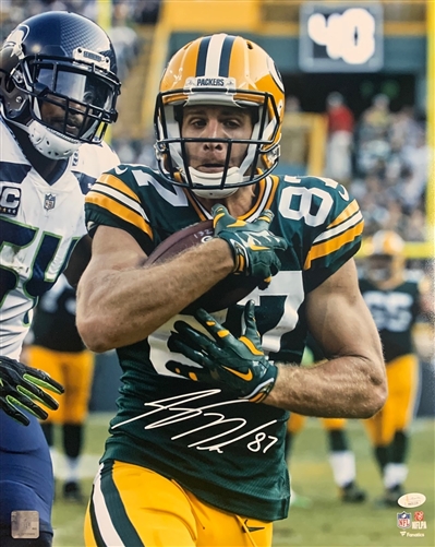 JORDY NELSON SIGNED 16X20 PACKERS PHOTO #19 - JSA