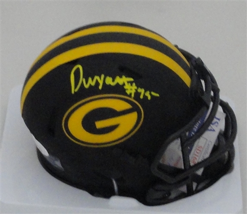 DEVONTE WYATT SIGNED PACKERS ECLIPSE SPEED MINI HELMET - JSA