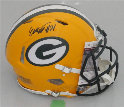 ERIC STOKES SIGNED FULL SIZE PACKERS AUTHENTIC SPEED HELMET - JSA ERIC STOKES SIGNED FULL SIZE PACKERS AUTHENTIC SPEED HELMET - JSA