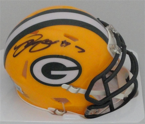 QUAY WALKER SIGNED PACKERS SPEED MINI HELMET - BAS