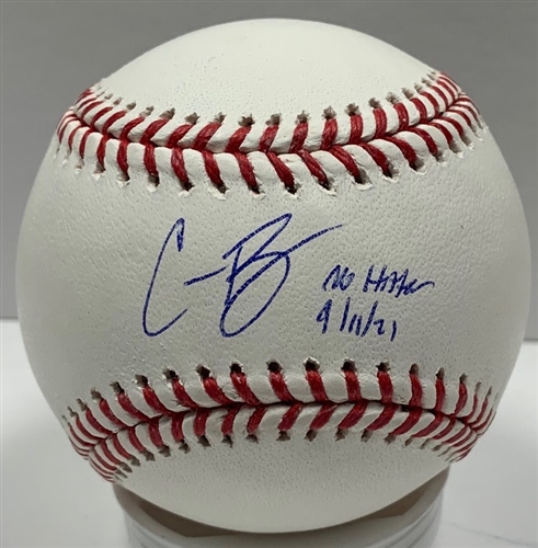 CORBIN BURNES SIGNED OFFICIAL MLB BASEBALL W/ NO HITTER 9/11/21 - JSA CORBIN BURNES SIGNED OFFICIAL MLB BASEBALL W/ NO HITTER 9/11/21 - JSA