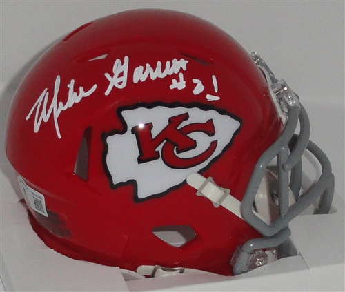 CHIEFS MIKE GARRETT SIGNED RIDDELL SPEED MINI HELMET - BAS