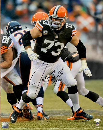 JOE THOMAS SIGNED 16X20 CLE BROWNS PHOTO #4 - JSA