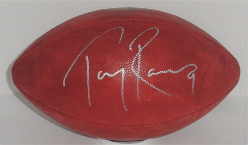 TONY ROMO SIGNED AUTHENTIC WILSON DUKE FOOTBALL - COWBOYS - JSA TONY ROMO SIGNED AUTHENTIC WILSON DUKE FOOTBALL - COWBOYS - JSA