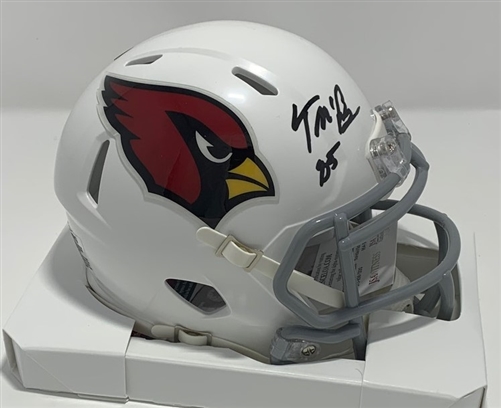 TREY MCBRIDE SIGNED AZ CARDINALS SPEED MINI HELMET - JSA