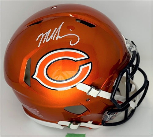 MIKE SINGLETARY SIGNED FULL SIZE BEARS FLASH AUTHENTIC SPEED HELMET - BAS MIKE SINGLETARY SIGNED FULL SIZE BEARS FLASH AUTHENTIC SPEED HELMET - BAS