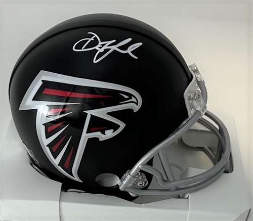 DRAKE LONDON SIGNED FALCONS VSR4 MINI HELMET - BAS