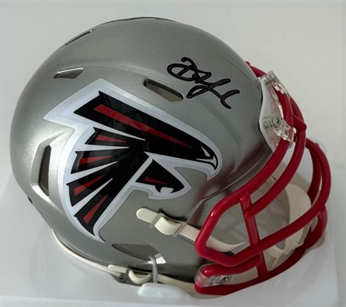 DRAKE LONDON SIGNED FALCONS FLASH SPEED MINI HELMET - BAS
