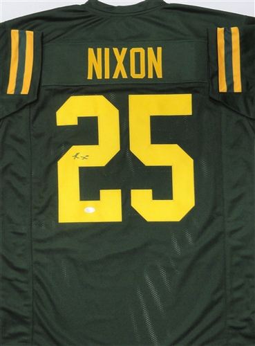KESEAN NIXON SIGNED CUSTOM REPLICA PACKERS 1950'S THROWBACK JERSEY - JSA KESEAN NIXON SIGNED CUSTOM REPLICA PACKERS 1950'S THROWBACK JERSEY - JSA