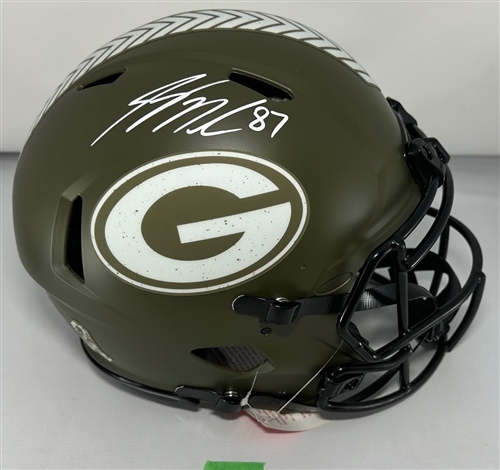 JORDY NELSON SIGNED FULL SIZE PACKERS SALUTE AUTHENTIC SPEED HELMET - JSA