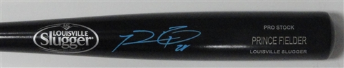 PRINCE FIELDER SIGNED LOUISVILLE SLUGGER NAME ENGRAVED BLACK BAT - BREWERS - JSA PRINCE FIELDER SIGNED LOUISVILLE SLUGGER NAME ENGRAVED BLACK BAT - BREWERS - JSA