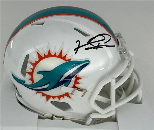 TUA TAGOVAILOA SIGNED RIDDELL DOLPHINS SPEED MINI HELMET - FAN