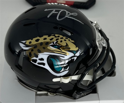 TREVOR LAWRENCE SIGNED RIDDELL JAGUARS SPEED MINI HELMET - FAN