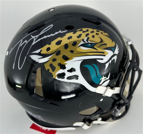 TREVOR LAWRENCE SIGNED FULL SIZE RIDDELL JAGUARS AUTHENTIC SPEED HELMET - FAN
