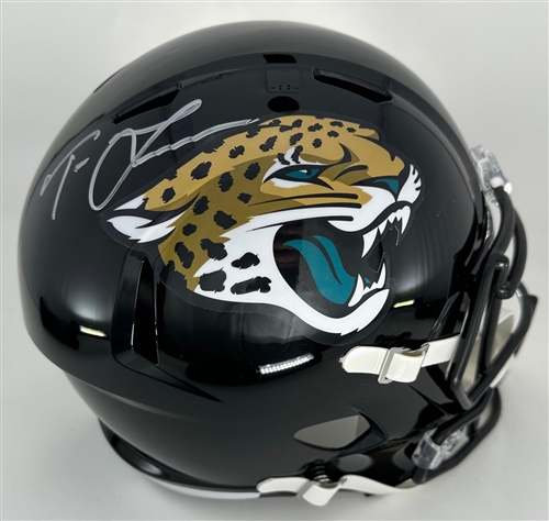 TREVOR LAWRENCE SIGNED FULL SIZE RIDDELL JAGUARS REPLICA SPEED HELMET - FAN
