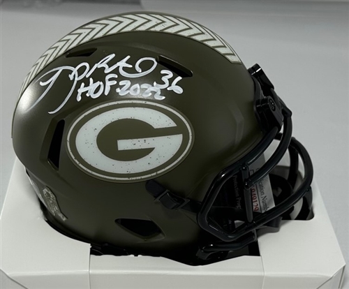 LEROY BUTLER SIGNED PACKERS  SALUTE SPEED MINI HELMET W/ HOF- JSA