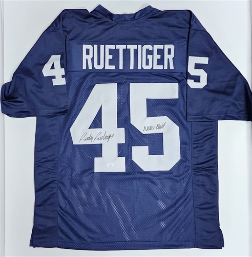 RUDY RUETTIGER SIGNED CUSTOM REPLICA NOTRE DAME FIGHTING IRISH JERSEY - JSA RUDY RUETTIGER SIGNED CUSTOM REPLICA NOTRE DAME FIGHTING IRISH JERSEY - JSA